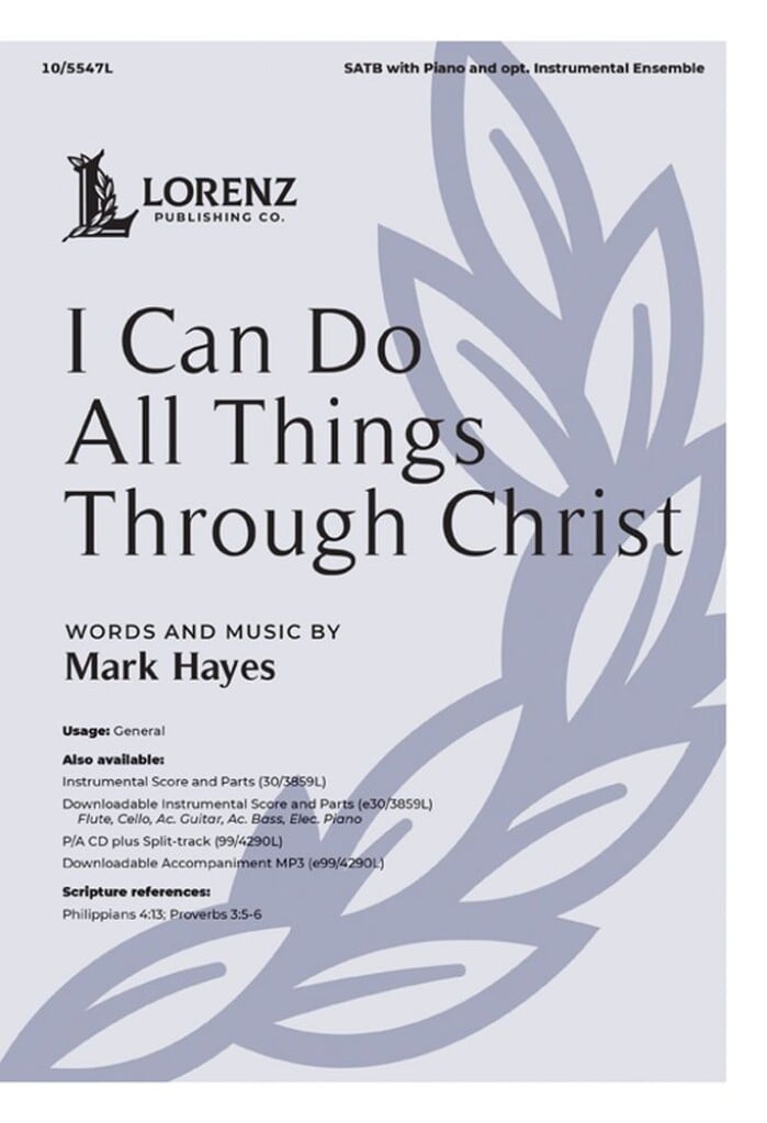 I Can Do All Things Through Christ